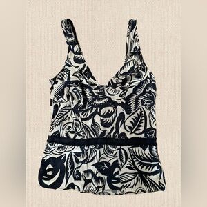 Vintage Y2K Tracy Reese Patterned Top
